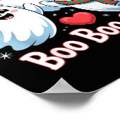 Boo-boo Crew Christmas Ghost Santa Hat Halloween H Poster (Hoek)
