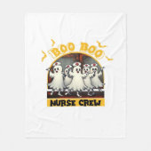 BOO BOO CREW CLASSIC NURSE HALLOWEEN T-SHIRT Overs Fleece Deken (Voorkant)