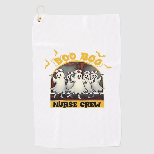 BOO BOO CREW CLASSIC NURSE HALLOWEEN T-SHIRT Overs Golfhanddoek (Voorkant)