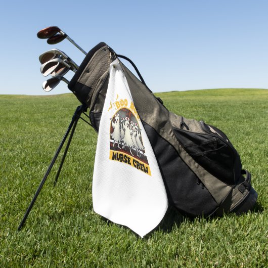 BOO BOO CREW CLASSIC NURSE HALLOWEEN T-SHIRT Overs Golfhanddoek (Groen)