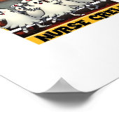 BOO BOO CREW CLASSIC NURSE HALLOWEEN T-SHIRT Overs Poster (Hoek)