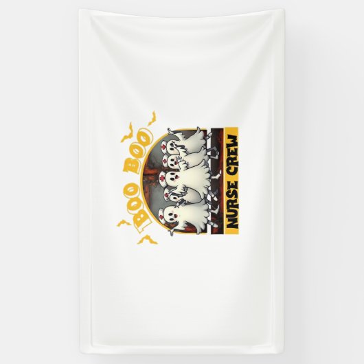 BOO BOO CREW CLASSIC NURSE HALLOWEEN T-SHIRT Overs Spandoek (Verticaal)
