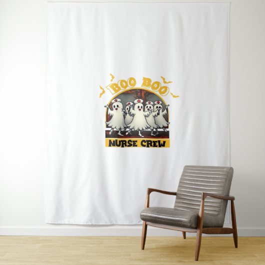 BOO BOO CREW CLASSIC NURSE HALLOWEEN T-SHIRT Overs Wandkleed (In situ)