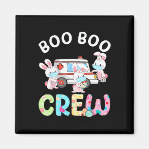 Boo Boo Crew Fun Bunny Ems Emt Paramedische Verple Magneet