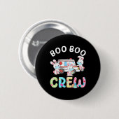 Boo Boo Crew Fun Bunny Ems Emt Paramedische Verple Ronde Button 5,7 Cm (Voorkant /achterkant)