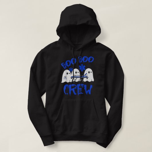 Boo Boo Crew Funny Ghost EMS EMT Paramedic Nurse H Hoodie (Design voorkant)