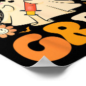 Boo Boo Crew Funny Ghost Nurse Retro Halloween Nur Poster (Hoek)