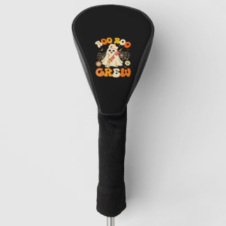 Boo Boo Crew Funny Ghost voor Nurse, Retro Hallowe Golfheadcover
