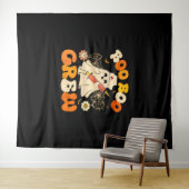 Boo Boo Crew Funny Ghost voor Nurse, Retro Hallowe Wandkleed (In Situ (horizontaal))