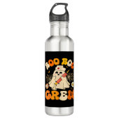 Boo Boo Crew Funny Ghost voor Nurse, Retro Hallowe Waterfles (Voorkant)