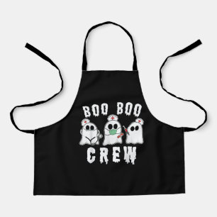 Boo Boo Crew Funny Nurse Ghost Costume Halloween Schort