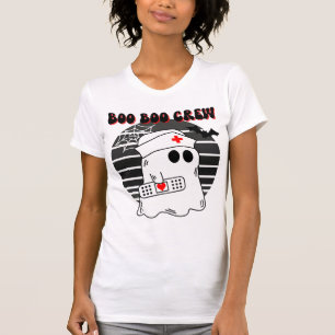 Boo Boo Crew Funny Nurse Ghost Halloween T-shirt
