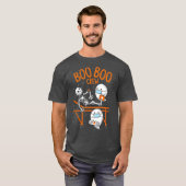 Boo Boo Crew Ghost Doctor Paramedic EMT Nurse T-shirt (Voorkant volledig)
