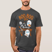 Boo Boo Crew Ghost Doctor Paramedic EMT Nurse T-shirt (Voorkant)