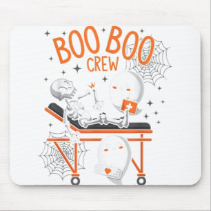 Boo Boo Crew Ghost Doctor Paramedic Nurse Hall Muismat