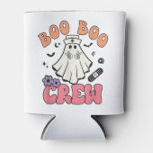 Boo Boo Crew Ghost Doctor Paramedic Nurse Hürwee Blikjeskoeler (Voorkant)