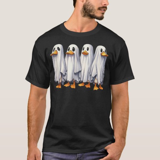 Boo Boo Crew Ghost Duck Funny Halloween Costume Wo T-shirt (Voorkant)