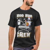 Boo Boo Crew Ghost EMS EMT Paramedic Nurse Hwe T-shirt (Voorkant)