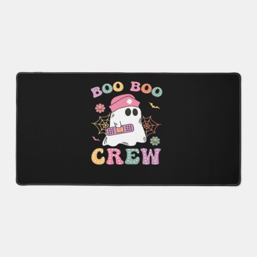 Boo Boo Crew Ghost Nurse Classic T-shirt Bureaumat (Voorkant)