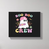 Boo Boo Crew Ghost Nurse Classic T-shirt Canvas Afdruk (Voorkant)
