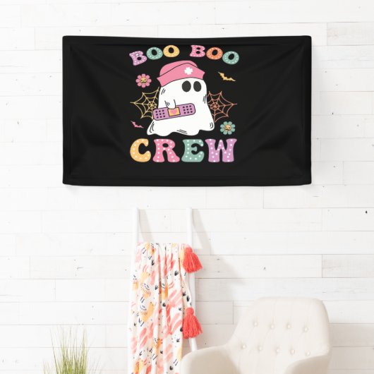 Boo Boo Crew Ghost Nurse Classic T-shirt Spandoek (Insitu)