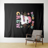 Boo Boo Crew Ghost Nurse Classic T-shirt Wandkleed (In Situ (horizontaal))