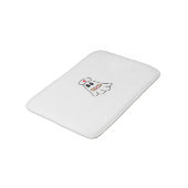 BOO BOO CREW Ghost Nurse Funny Halloween Essential Badmat (Gekanteld)