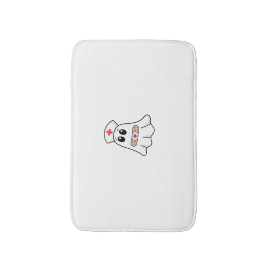 BOO BOO CREW Ghost Nurse Funny Halloween Essential Badmat (Voorkant Verticaal)