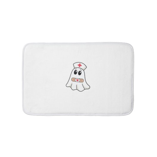 BOO BOO CREW Ghost Nurse Funny Halloween Essential Badmat (Voorkant)