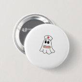 BOO BOO CREW Ghost Nurse Funny Halloween Essential Ronde Button 5,7 Cm (Voorkant /achterkant)