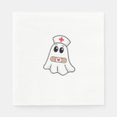 BOO BOO CREW Ghost Nurse Funny Halloween Essential Servet (Voorkant)