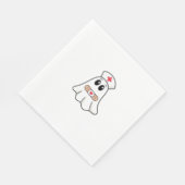 BOO BOO CREW Ghost Nurse Funny Halloween Essential Servet (Hoek)