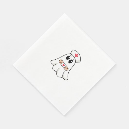 BOO BOO CREW Ghost Nurse Funny Halloween Essential Servet (Hoek)
