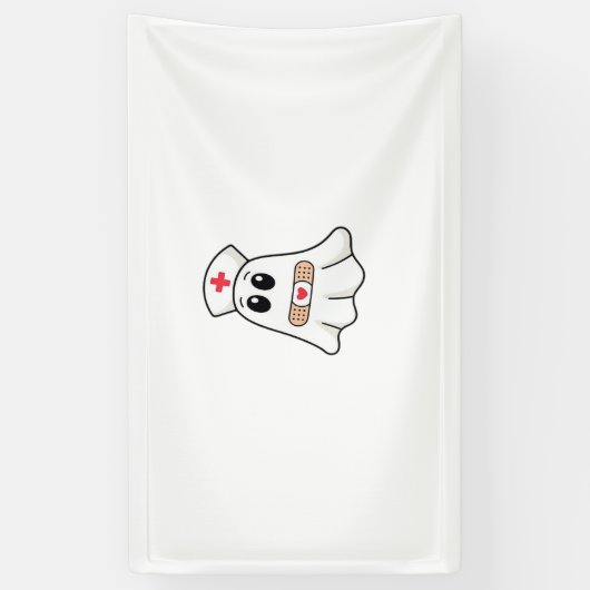 BOO BOO CREW Ghost Nurse Funny Halloween Essential Spandoek (Verticaal)