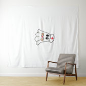 BOO BOO CREW Ghost Nurse Funny Halloween Essential Wandkleed (In Situ (horizontaal))