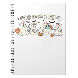 Boo Boo Crew Ghost Nurse Oversized T-shirt Notitieboek