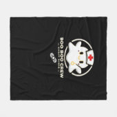 Boo Boo Crew Ghost Nurse - Schattigee en Spooky Ha Fleece Deken (Voorkant (Horizontaal))