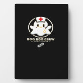 Boo Boo Crew Ghost Nurse - Schattigee en Spooky Ha Fotoplaat (voorkant)