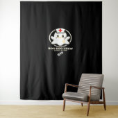 Boo Boo Crew Ghost Nurse - Schattigee en Spooky Ha Wandkleed (In situ)