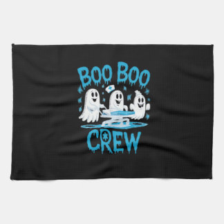 Boo Boo Crew Ghost Paramedic Nurse Halloween Essen Theedoek