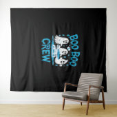 Boo Boo Crew Ghost Paramedic Nurse Halloween Essen Wandkleed (In Situ (horizontaal))