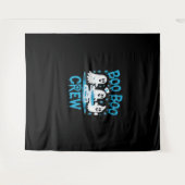 Boo Boo Crew Ghost Paramedic Nurse Halloween Essen Wandkleed (Voorkant (horizontaal))