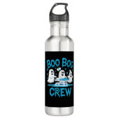 Boo Boo Crew Ghost Paramedic Nurse Halloween Essen Waterfles (Voorkant)