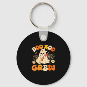 Boo Boo Crew Grappige Geest Voor Verpleegster, Ret Sleutelhanger