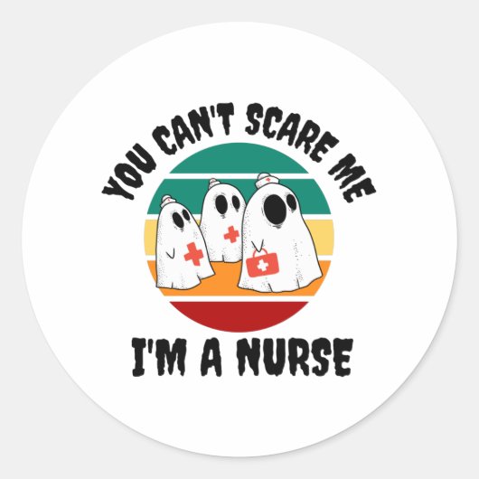Boo Boo Crew - Halloween 2021 Nurse Gift Ronde Sticker (Voorkant)