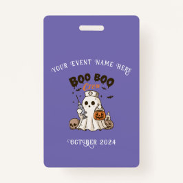 Boo Boo Crew Halloween Badge voor Verpleegkundigen