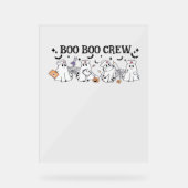 Boo Boo Crew Halloween Classic T-shirt Acryl Bord (Voorkant)