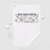 Boo Boo Crew Halloween Classic T-shirt Golfhanddoek (Insitu)