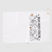Boo Boo Crew Halloween Classic T-shirt Golfhanddoek (Horizontaal)