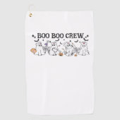 Boo Boo Crew Halloween Classic T-shirt Golfhanddoek (Voorkant)